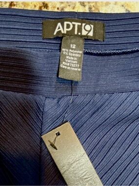 Apt. 9 Men's Navy Textured Stretch Pants